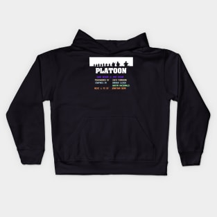 Platoon C64 Credits Screen (Dark Garments ONLY) Kids Hoodie